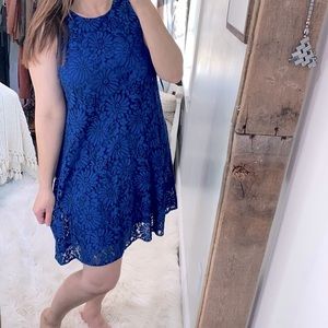 Tommy Hilfiger Blue Lace Dress